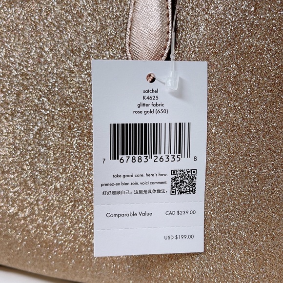 Kate Spade Glitter Fabric Satchel - Picture 6 of 9